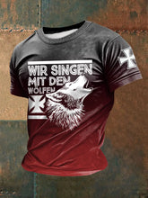 Herren Frei & Böse bedrucktes Kurzarm-T-Shirt